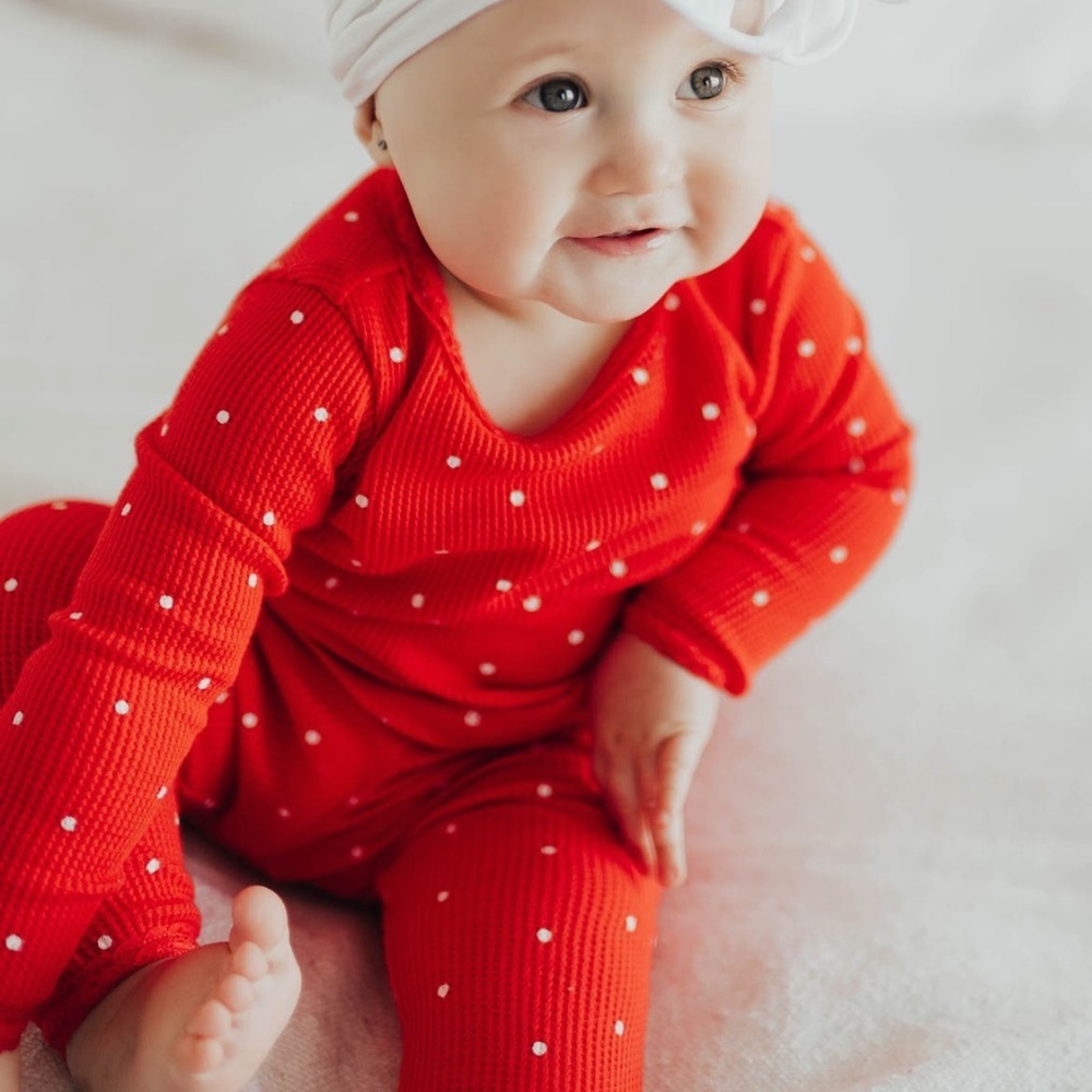 Rachel Parcell polka dot pajama set